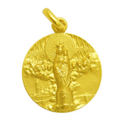 Medalla Virgen del Pilar Reja 22mm