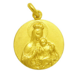 Medalla Virgen del Carmen Corona 10mm