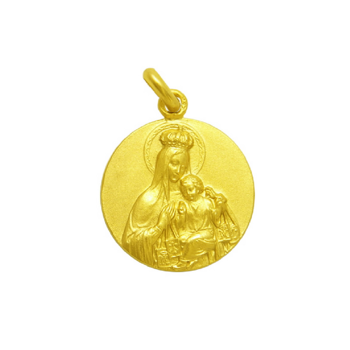 Medalla Virgen del Carmen Corona