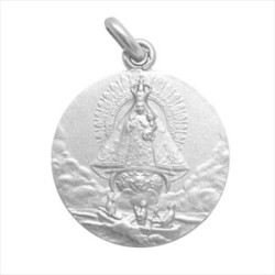 Medalla plata Virgen Caridad del Cobre 24mm