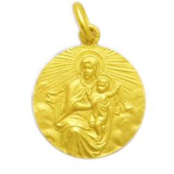 Medalla Virgen del Carmen Manto